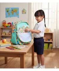 STRIDERS Cocomelon Kids Backpack | Lightweight Fun School Bag | Padded Comfortable Straps & Spacious Compartments | Perfect for Preschool & Toddlers | 36cm - Goyalsons ShopMax