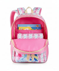 STRIDERS Disney Princess School Bag for Kids Lightweight, Durable Backpack with Padded Comfortable Straps & Adjustable Design Dreamy Pink for School & Play Age 68 Years 16 inches - Goyalsons ShopMax