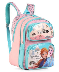 STRIDERS Enchanting Frozen School Backpack for Kids Stylish, Durable, Fun Backpack with Padded Comfortable Straps & Spacious Compartments Perfect for School Adventures Age 35 Years 14 inches - Goyalsons ShopMax