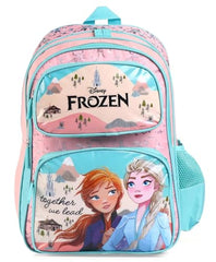 STRIDERS Frozen 18-Inch School Backpack Sparkling Elsa & Anna Adventure Bag for Kids - Goyalsons ShopMax