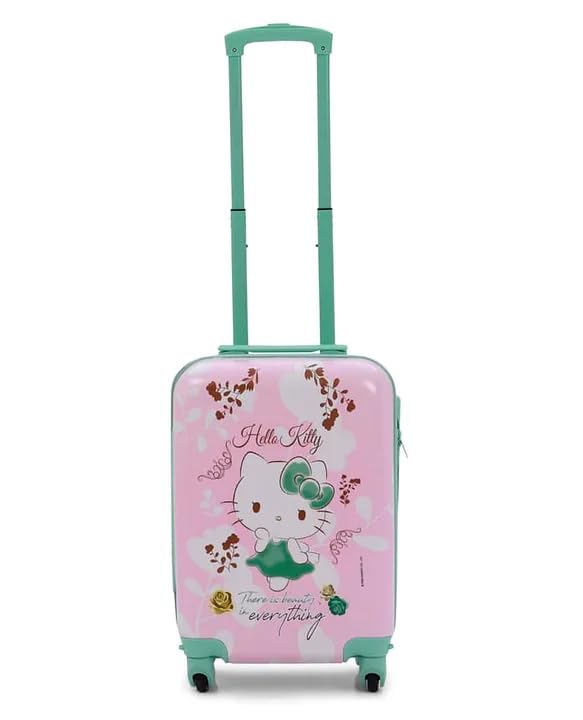 STRIDERS Hello Kitty Kids Travel Luggage | 20-Inch | Stylish & Lightweight Hard Shell Suitcase | Easy-Glide Wheels | Perfect for Vacations, Trips & Holidays - Goyalsons ShopMax
