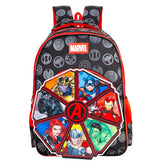 Marvel Avengers School Bag 16 Inch Captain America Iron Man Thor Print Backpack for Kids