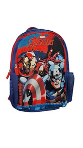 Marvel Avengers School Bag for Boys Blue 14 Inch Kids Backpack with Padded Straps