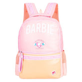 Barbie Pink & Peach 17 Inch School Bag for Girls with Spacious Compartment School Bag for Nursery, Preschool & Primary