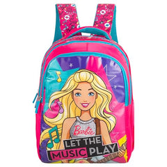 Barbie School Bag for Girls 18 Inch Lavender Color Kids Backpack with Spacious Compartments