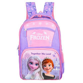 Frozen Princess School Bag for Kids 14 Inch Girls Backpack with Spacious Compartments