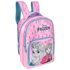 Frozen Princess School Bag for Kids 16 Inch Girls Backpack with Spacious Compartments