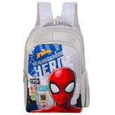 Marvel Spider-Man Grey Backpack 14 Inch School Bag for Kids & Teens