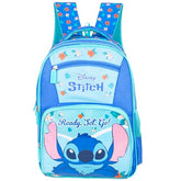 Stitch Backpack 16 Inch School Bag with Multiple Compartments, Boys & Girls
