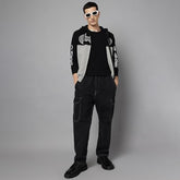 Free Authority Batman Printed Regular Fit Hoodie for Men Multicolour