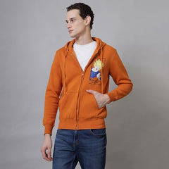 Free Authority Dragon Ball Z Printed Regular Fit Hoodie for Men