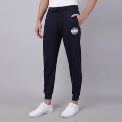 Free Authority Men's Regular Track Pants (8905030870208_Navy Blue