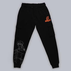 Free Authority Official Naruto Shippuden Printed Regular Fit Jogger for Men