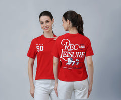 Free Authority Official Peanuts Women Half Sleeve Round Neck Graphic Printed Cotton Regular Fit Tshirt