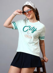 Free Authority Official Peanuts Graphic Printed Pure Cotton Regular Fit Tshirt for Women