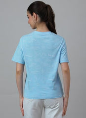 Free Authority Official Friends: Central Perk Women Half Sleeve Round Neck Graphic Printed Cotton Relaxed Fit Tshirt