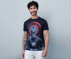 Free Authority Official Marvel Comic Captain America Men Graphic Short Sleeve Round Neck Pure Cotton Regular Fit T-Shirt