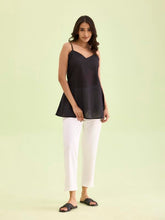 GO COLORS Women Cream Mid Rise Regular Fit Cotton Kurti Pant