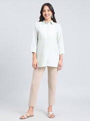 Go Colors_Women_Kurti Pant_Dark Beige_XL