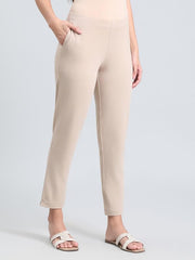 Go Colors_Women_Kurti Pant_Dark Beige_XL