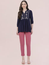 GO COLORS Soft Cotton Stretch Kurti Pants Full Length for Women| Breathable, Mid Rise, Light Wine