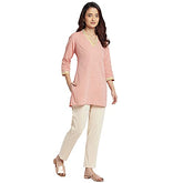 GO COLORS_Women_Kurti Pant_Light Beige_2X