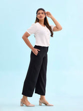 Go Colors_Women_Wide Trouser_Black_2X