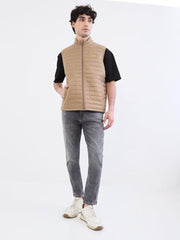 Spykar Mens Jacket F/S Mjksl2Be019 Camel Khaki