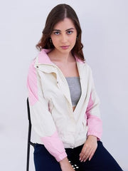 Spykar Pink Regular Fit Casual Jackets For Women