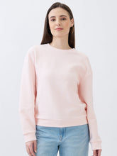 Women Icy Pink Relaxed Fit Sweatshirts