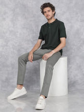 Crimsoune Club Men's Green Dobby Trousers