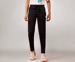 TECHNOSPORT Boy's Slim Fit Track Pant - (BPBR25BLK036_Black_13-14 Years)