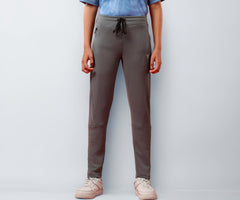 TECHNOSPORT Boy's Slim Fit Track Pant - (BPBR25IRG030_Iron Grey_7-8 Years)