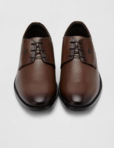 Lee Cooper Men's LC4865ER Leather Formal Shoes_LC4865ER_Brown_45EU