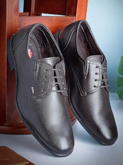 Lee Cooper LC2157B3R Men's Leather Derby Formal Shoes | Lightweight, Comfortable & Stylish Lace-Ups for Office, Business 42EU_8UK
