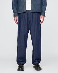 GAP Mens Heavily Washed Relaxed?Fit Non?Stretch Jeans, Dark Blue,30