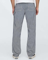 Straight Fit Lightly Wash Non Stretchable Carpenter Jeans, Light Blue, 30/32