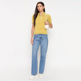 Madame Lemon Viscose-Blend Knit Top