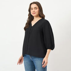 Madame Black Rayon-Blend Cami Top