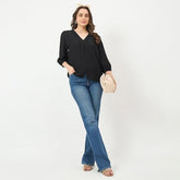 Madame Black Rayon-Blend Cami Top