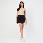 Madame Black Rayon-Blend Shorts