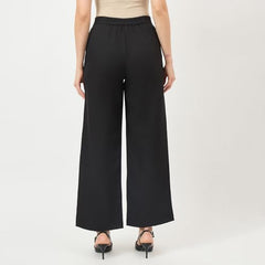 Madame Black Stretch Slim-Fit Trousers