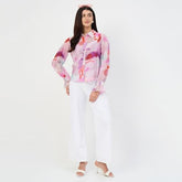 Madame Purple Tencel-Blend Shirt