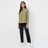 Madame Olive Rayon-Blend Shirt