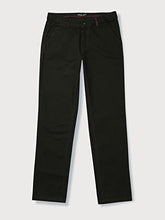 Gini & Jony Boys Black Solid Cotton Fixed Waist Trouser 8-9 Years