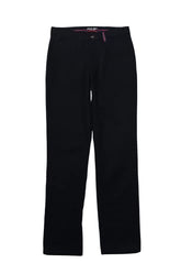 Gini & Jony Boys Black Solid cotton Fixed Waist Trouser 11-12 Years - Goyalsons ShopMax