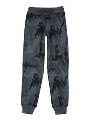 Gini and Jony Boys Grey Camouflage Cotton Elasticated Track Pant 12-18 Months