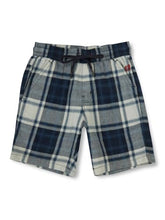 Gini & Jony Boys Blue Cotton Checkered Co-ordinate 15-16 Years