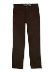 Gini and Jony Boys Olive Twill Solid Elasticated Trouser 6-7 Years - Goyalsons ShopMax