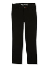 Gini & Jony Boys Black Cotton Blend Solid Trouser 12-18 Months